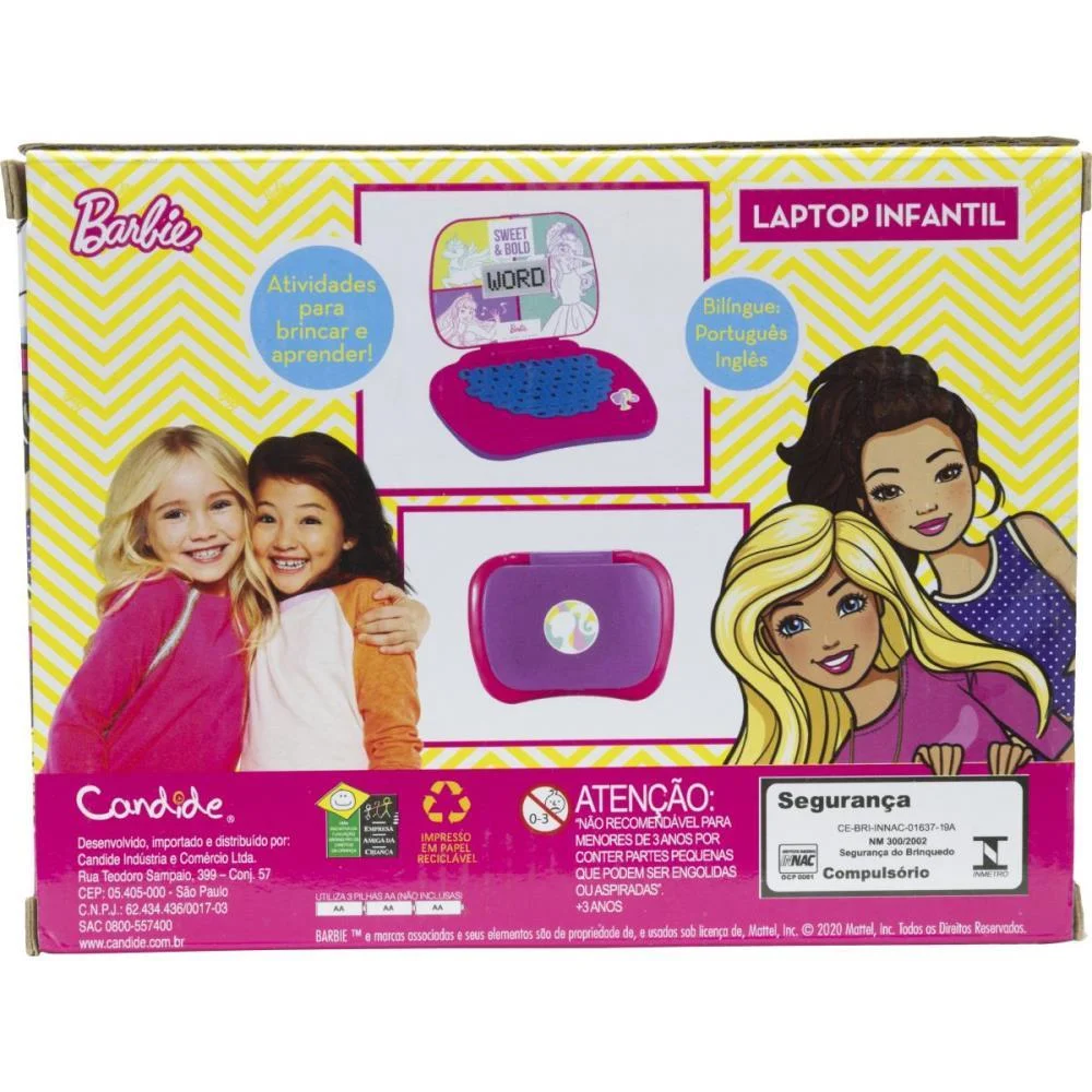 Laptop Infantil Barbie Candide - imagem 5