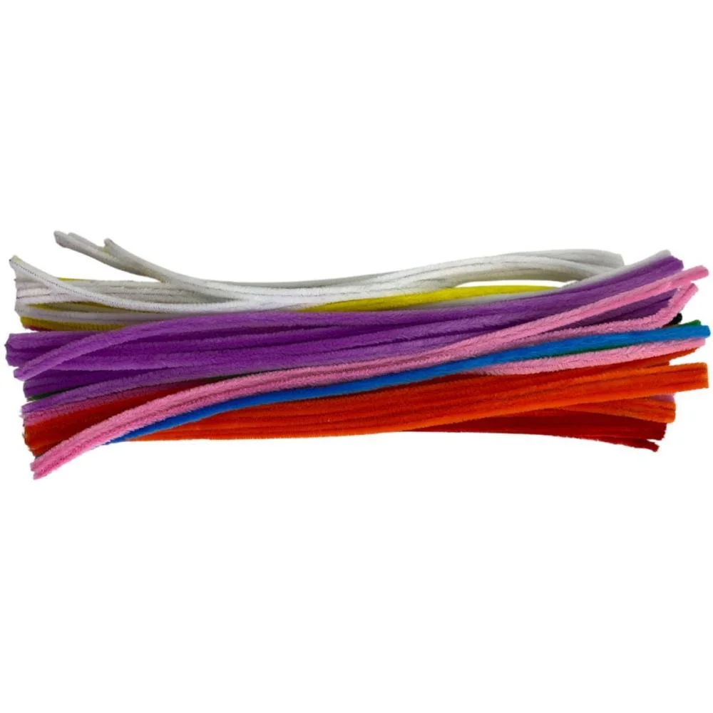 Acessorio Para Cabelo Haste De Chenille Cores Sortid Art Lille C/ 100 Unidades - imagem 3