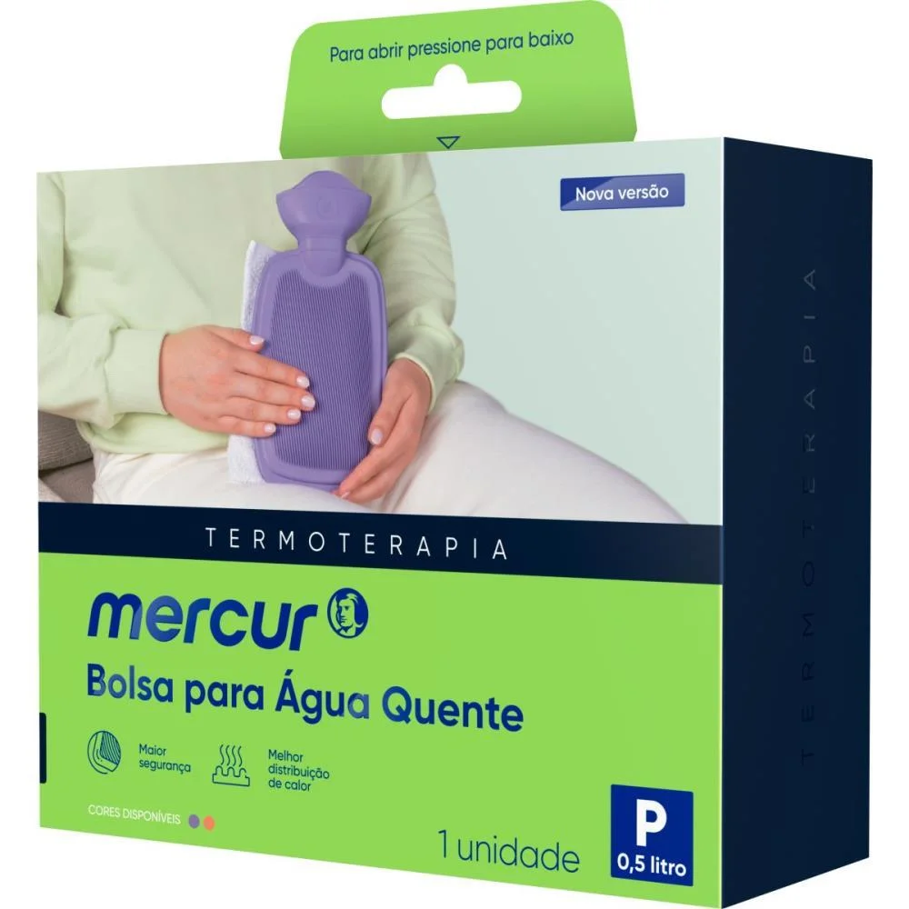 Bolsa Terapeutica P/Agua Quente Pequena Lilas Mercur - imagem 3