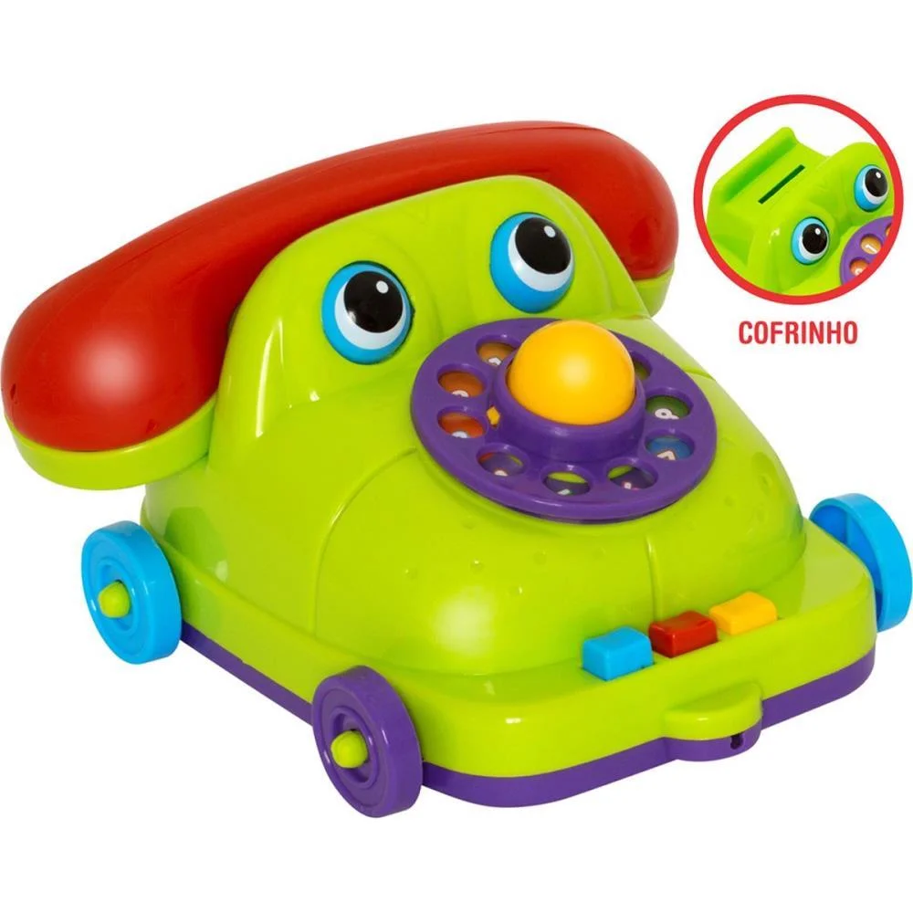 Brinquedo Educativo Maxphone Cofrinho Merco Toys - imagem 3