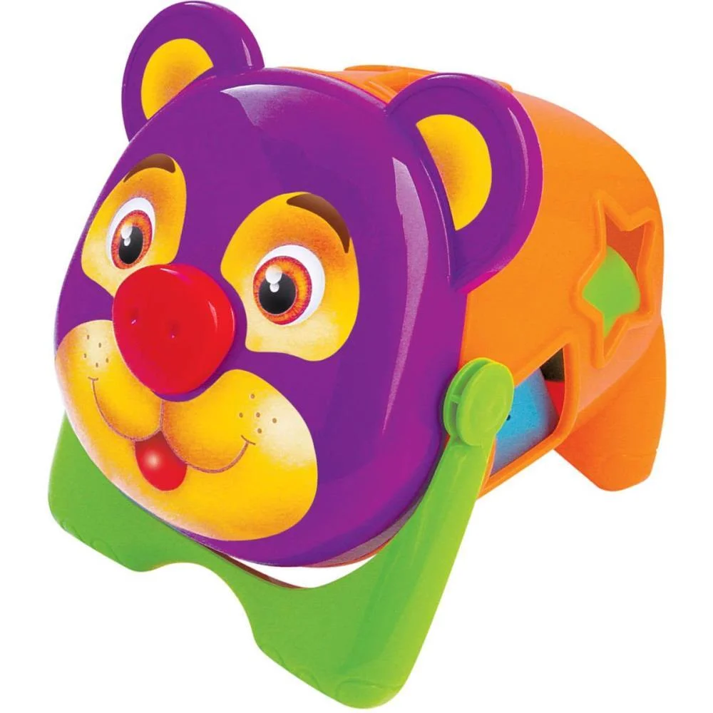 Brinquedo Educativo Urso Tomy C/Blocos Merco Toys - imagem 3