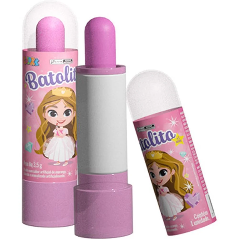 Doce Batolito Batom De Pirulito Colore C/ 30 Unidades - imagem 3