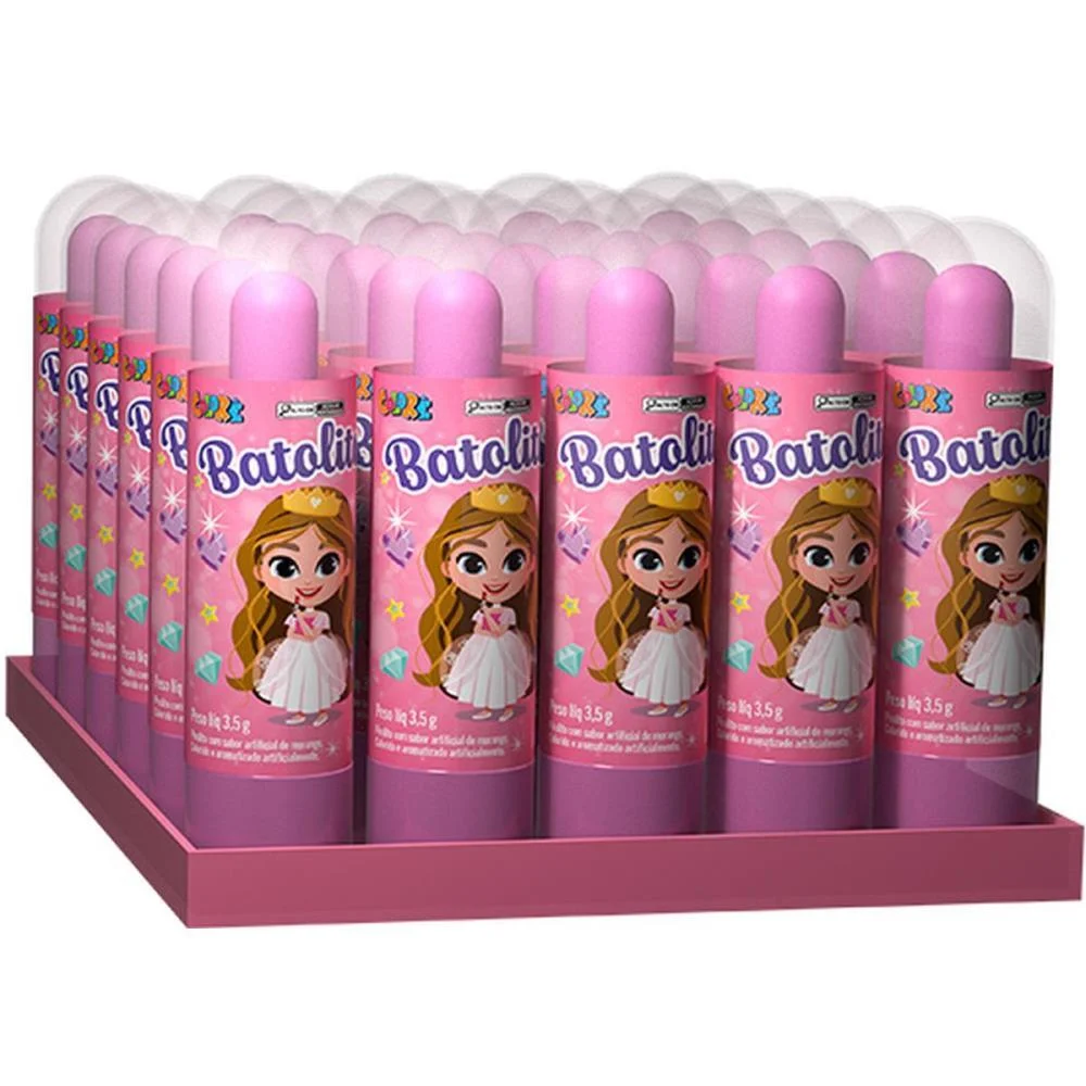 Doce Batolito Batom De Pirulito Colore C/ 30 Unidades - imagem 4