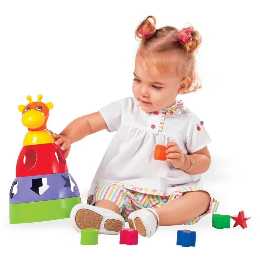 Brinquedo Educativo Girafa Didatica C/Blocos Merco Toys - imagem 5