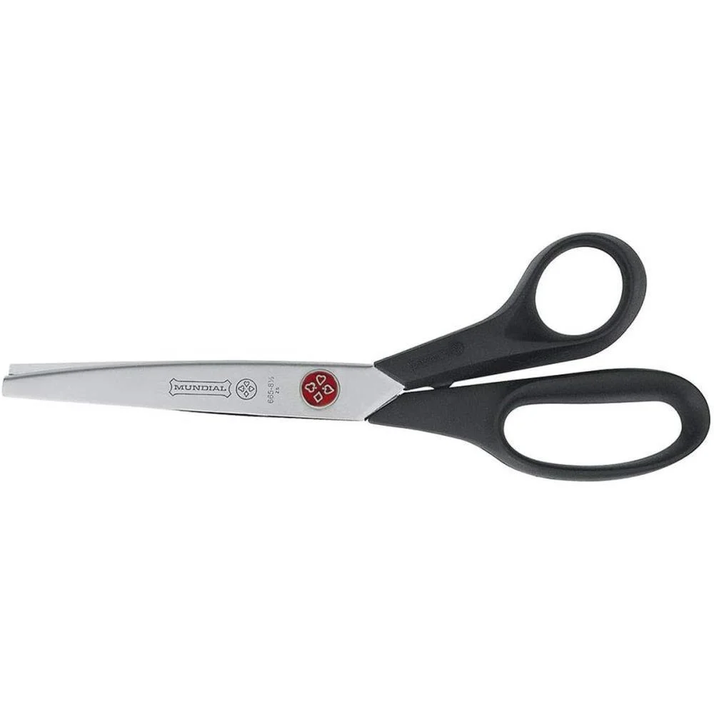 Tesoura Artesanal Picotar Ponto Vermelho 22Cm Mundial - imagem 4