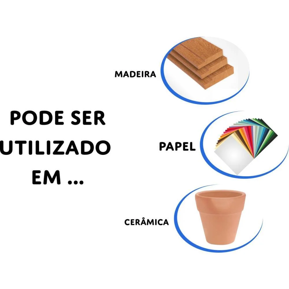 Tinta Relevo Dimensional Glitter Ouro 35Ml Acrilex (Pct.c/06) - imagem 4
