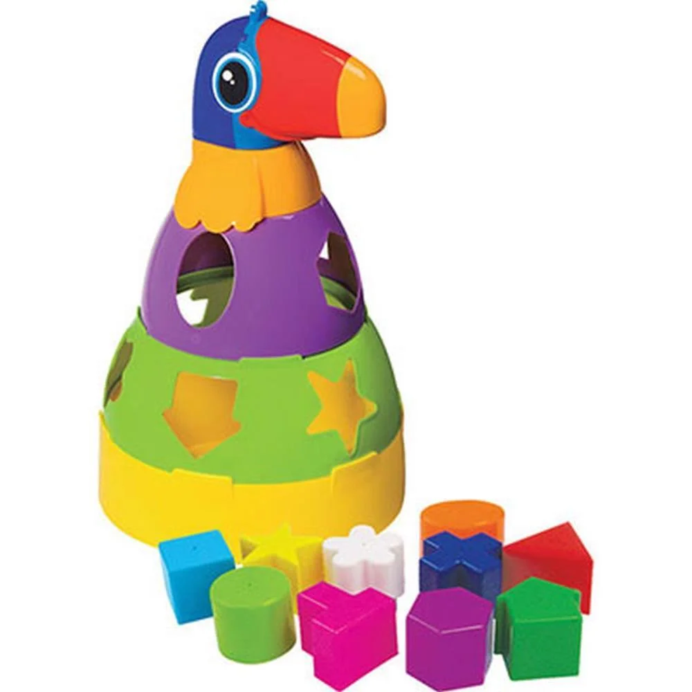 Brinquedo Educativo Tucano Didatico C/Blocos Merco Toys - imagem 2