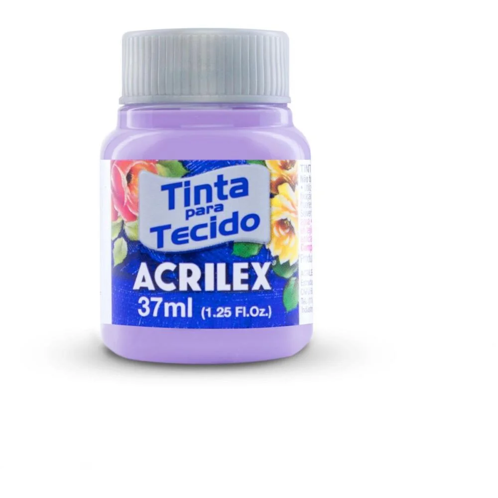 Tinta Para Tecido Fosca 37Ml Lilas Acrilex (Duzia) - imagem 3