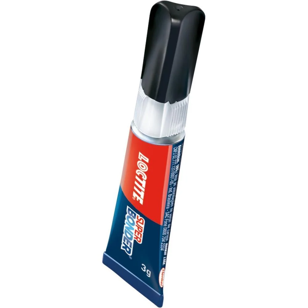 Cola Adesivo Instantâneo Super Bonder Original 3G. Azul Henkel (Ct.c/12) - imagem 2