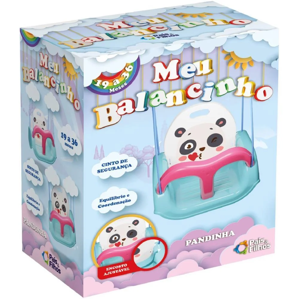 Brinquedo Para Playground Balanco Pandinha Pais E Filhos - imagem 5
