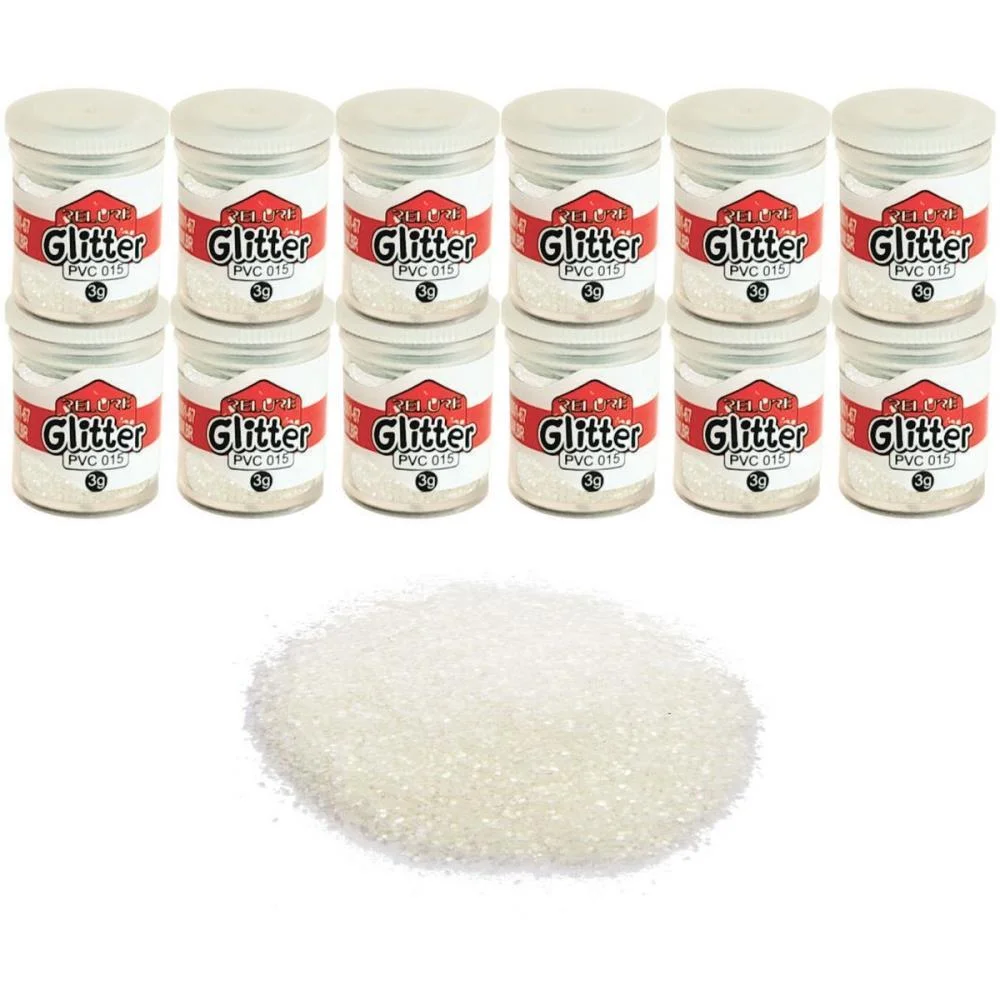 Glitter Pvc Cristal Potes 3G. Honey (Pct.c/12) - imagem 3