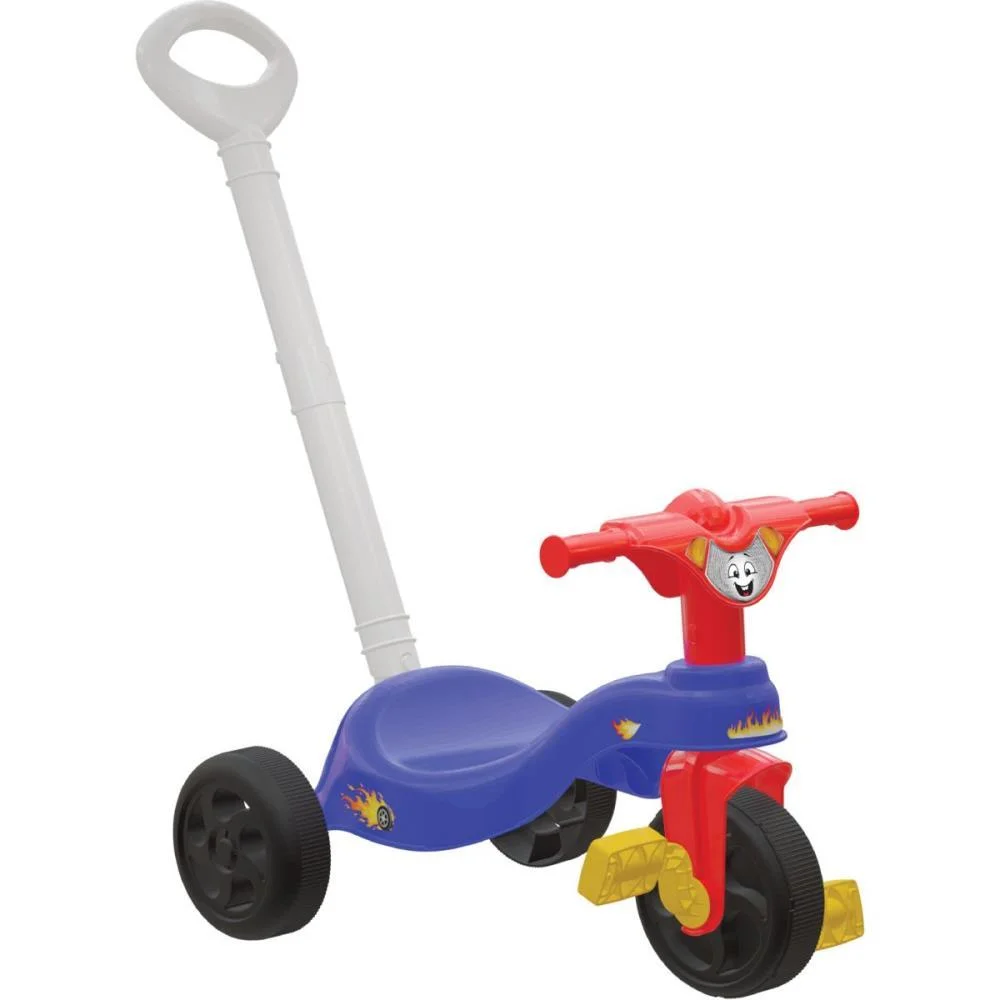 Triciclo Fast Com Empurrador Pais E Filhos - imagem 2