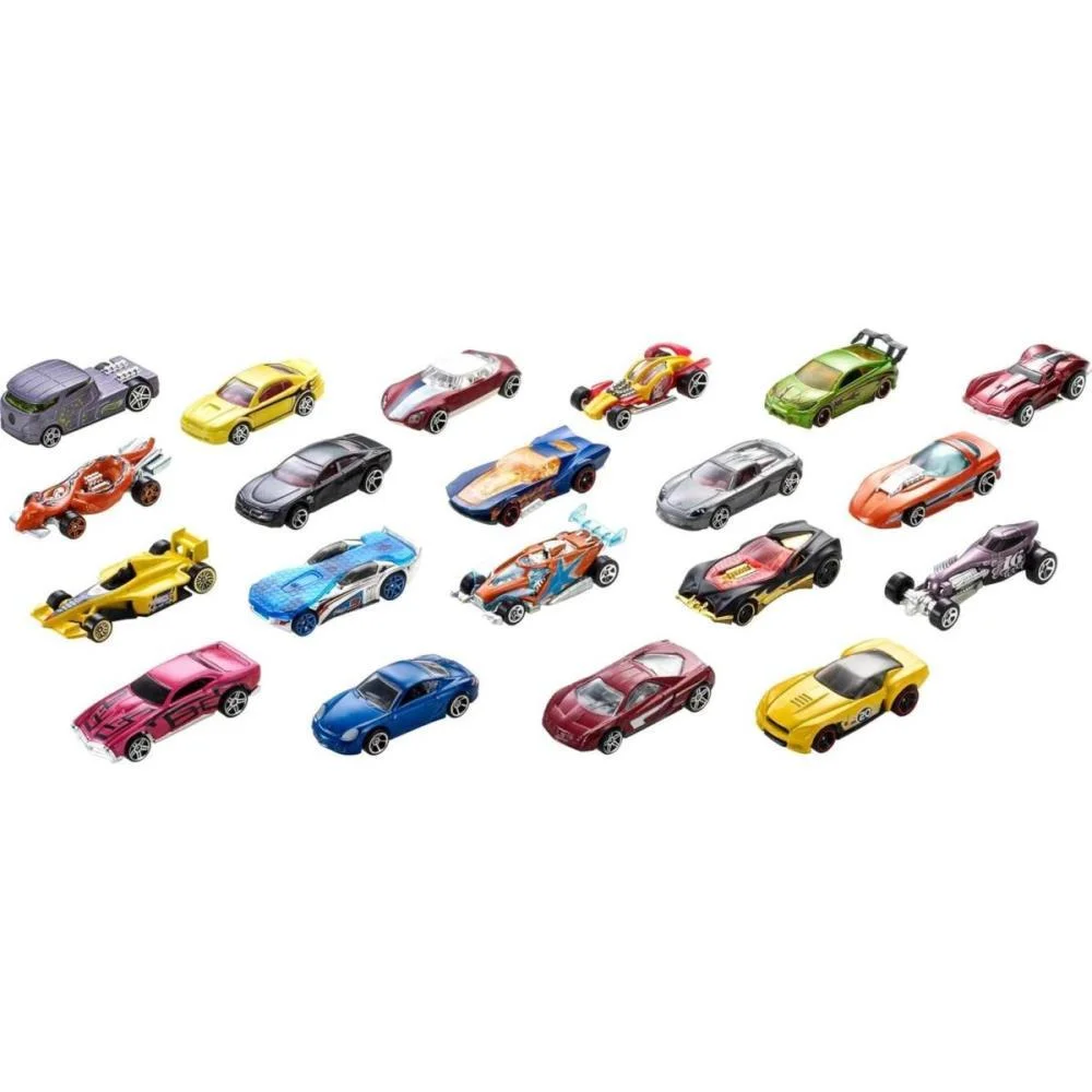 Hot Wheels Die-Cast Pack C/20 Carrinhos (S) Mattel - imagem 2