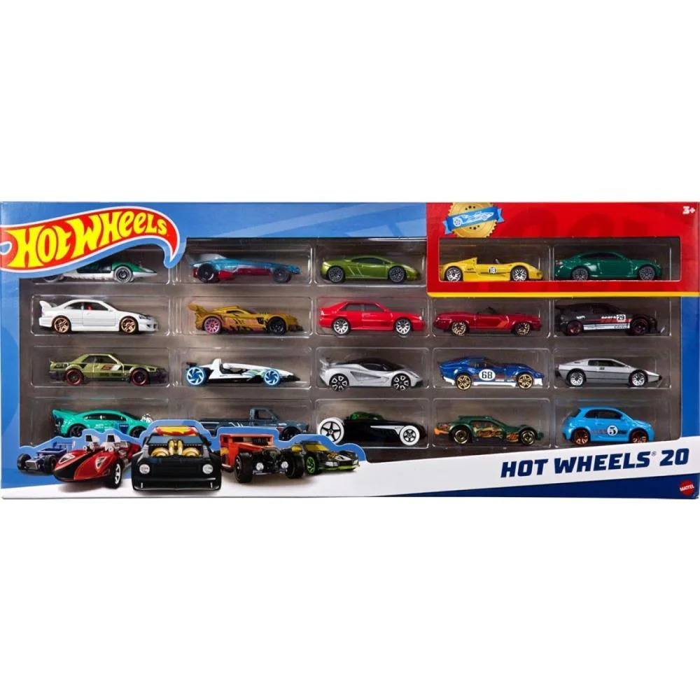 Hot Wheels Die-Cast Pack C/20 Carrinhos (S) Mattel - imagem 6