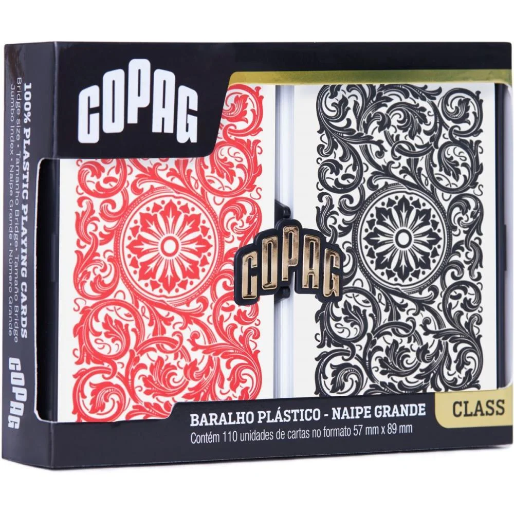 Baralho Class Plastico Naipe Grande Copag (Est.c/02) - imagem 2