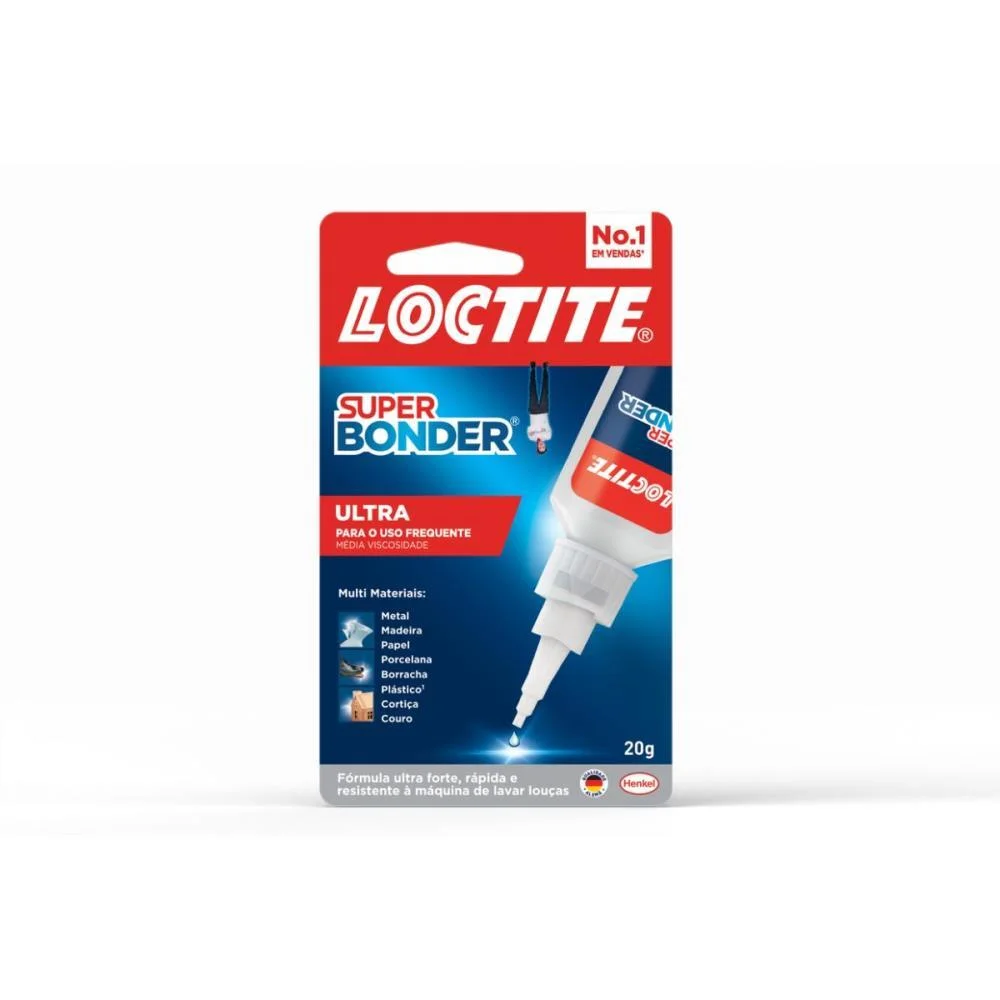 Cola Adesivo Instantâneo Super Bonder Ultra 20G Loctite Henkel - imagem 5