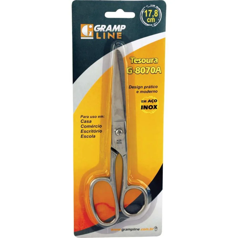 Tesoura Costura Aco Profissional 17,8Cm G8070A Gramp Line - imagem 4