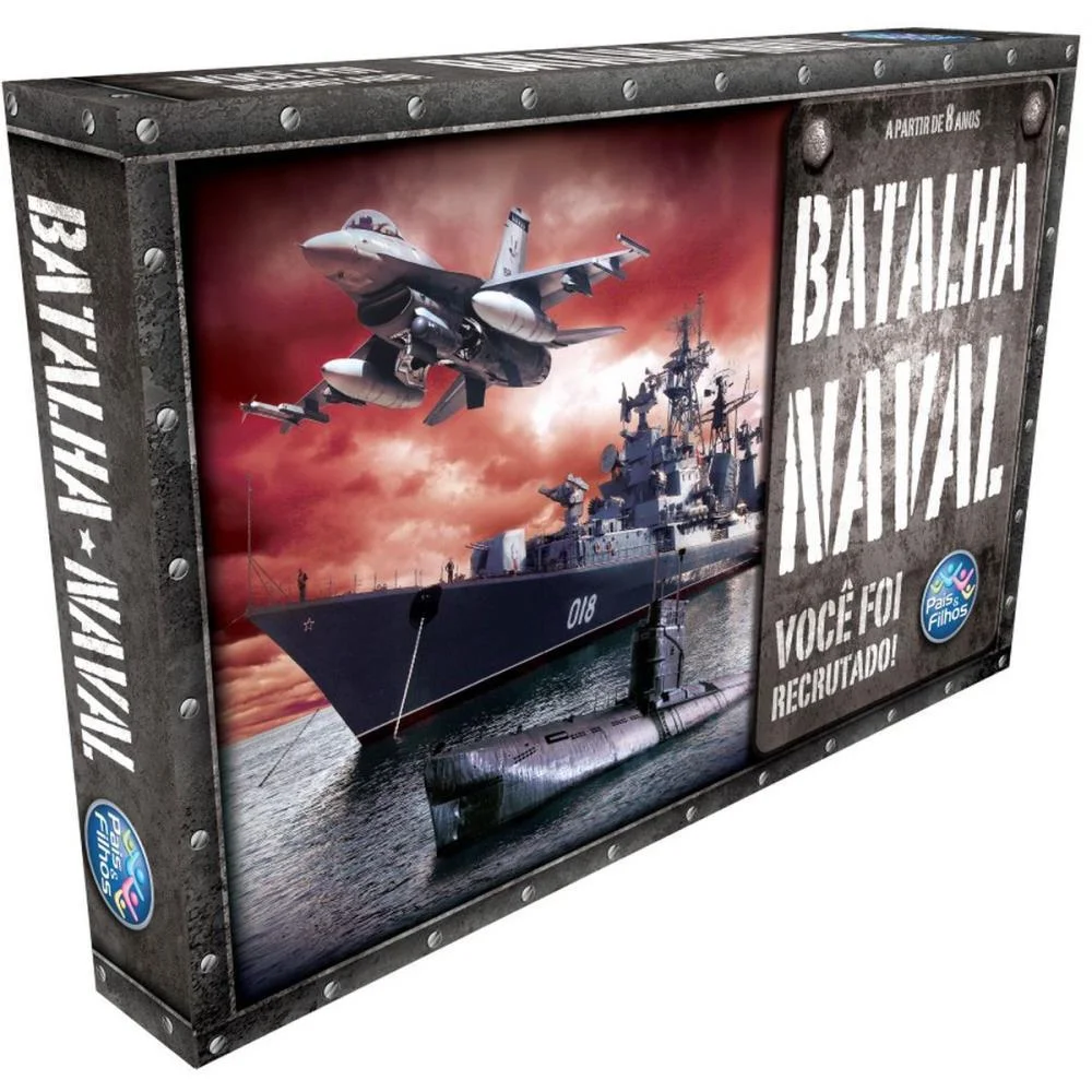Jogo De Tabuleiro Batalha Naval Pais E Filhos - imagem 4
