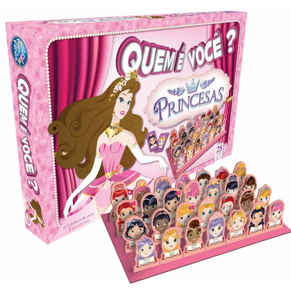 Jogo Diverso Quem E Voce Princesas Pais E Filhos - imagem 2