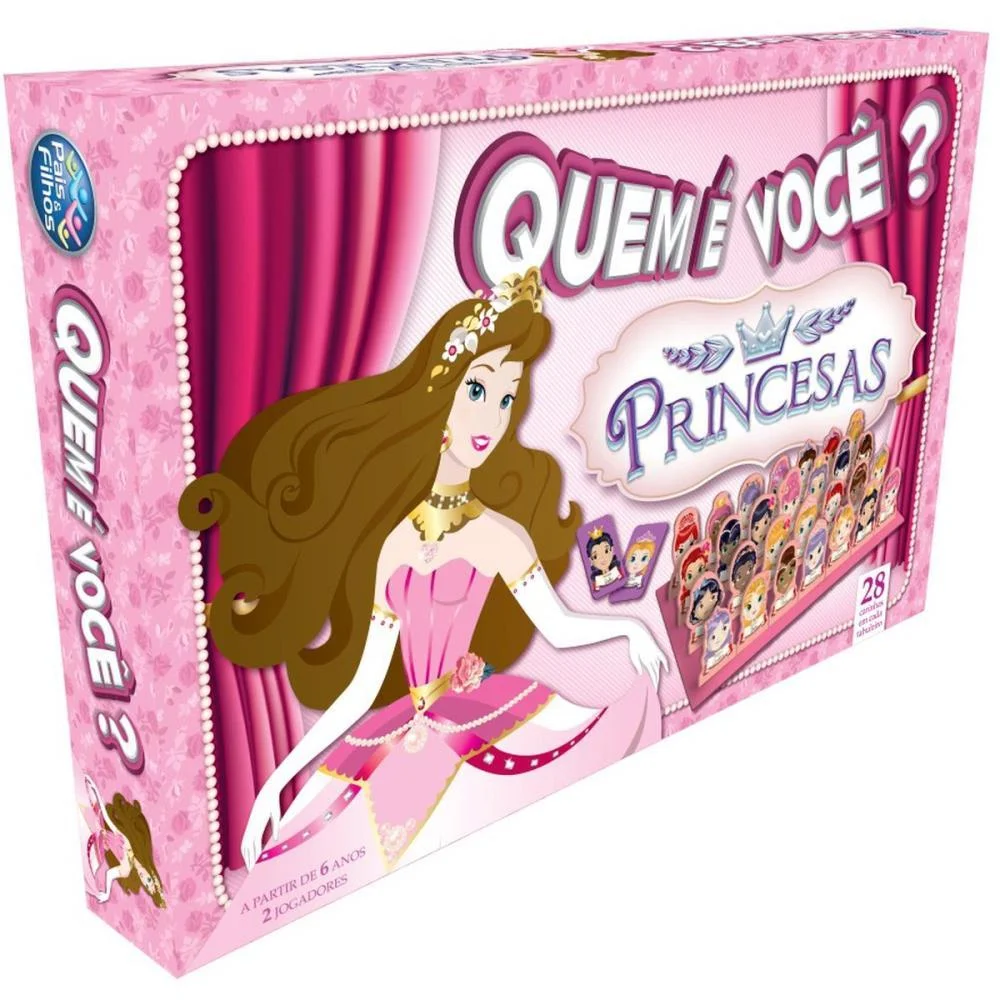 Jogo Diverso Quem E Voce Princesas Pais E Filhos - imagem 4