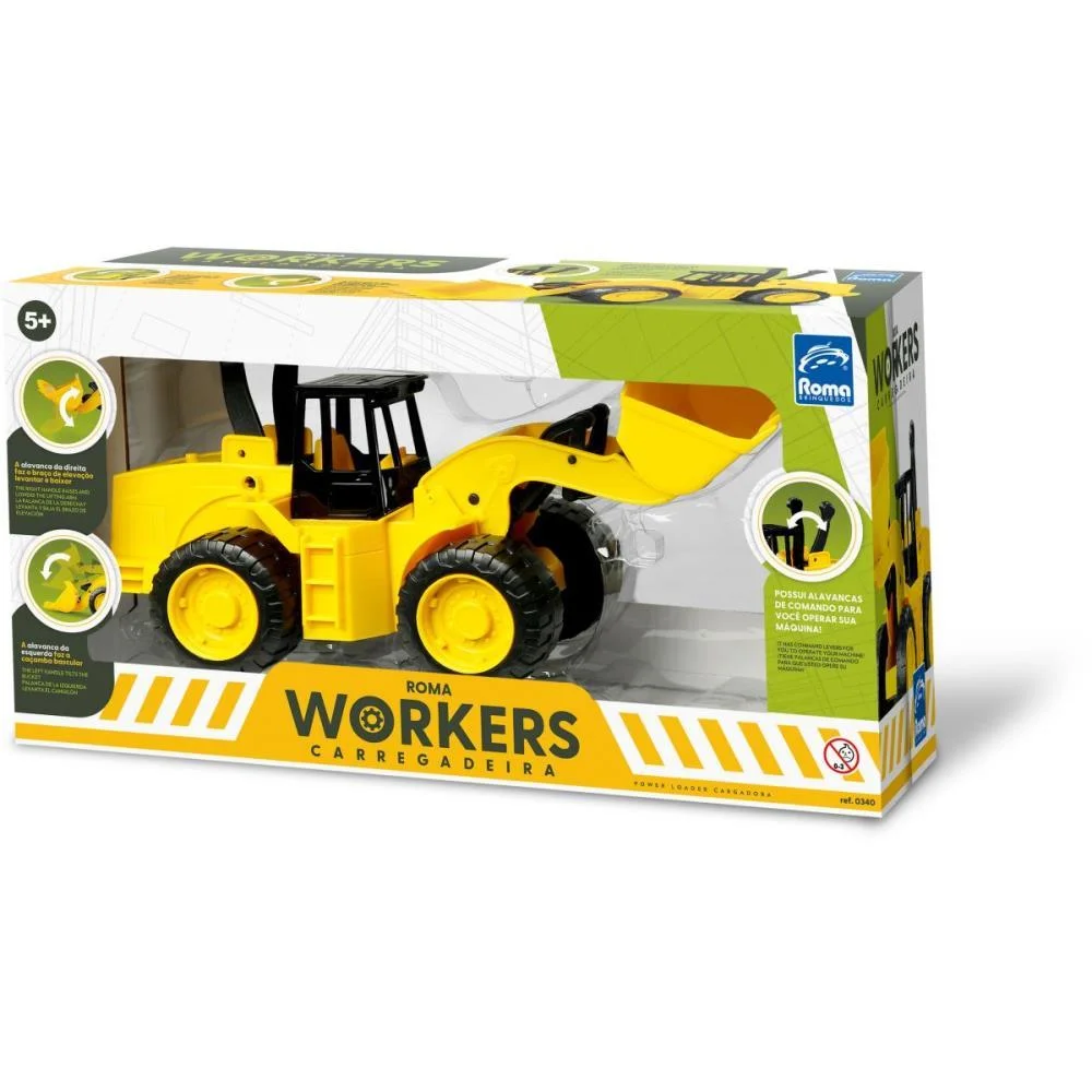 Trator Workers Carregadeira 27,5Cm. Roma - imagem 4