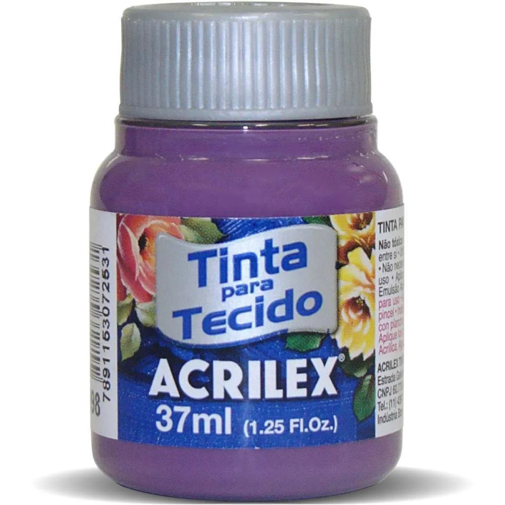 Tinta Para Tecido Fosca 37Ml Amora Acrilex (Duzia) - imagem 2