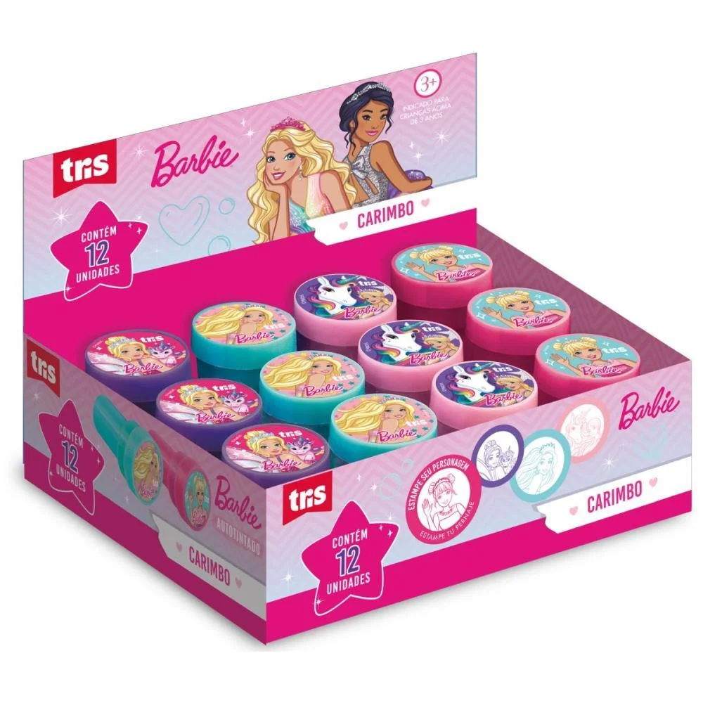 Carimbo Pedagogico Barbie 4 Modelos Summit C/ 12 Unidades - imagem 3
