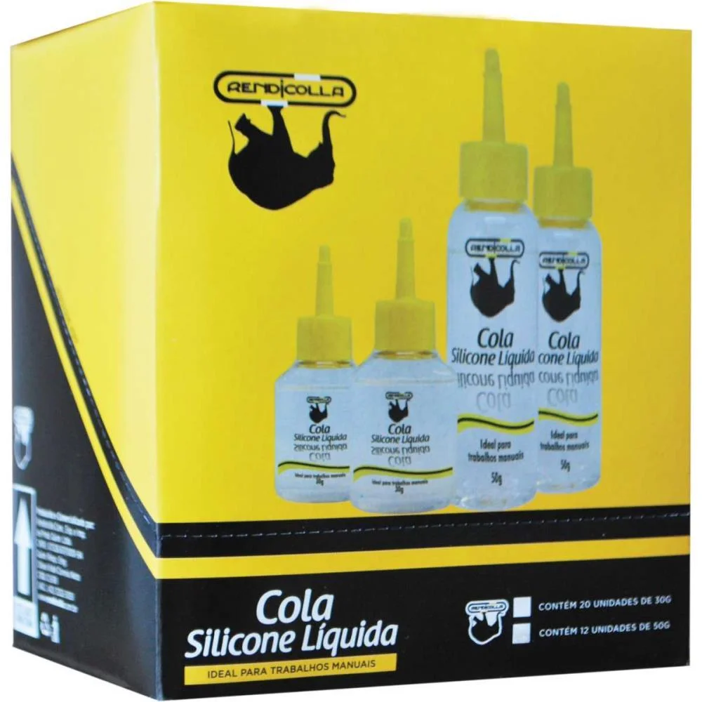 Cola Para Artesanato Silicone Liquido 30Grs. Rendicolla - imagem 4