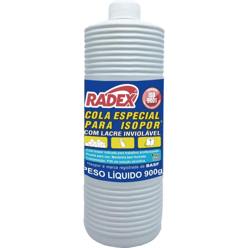 Cola Para Isopor Asuper Isopor 900G. Radex - imagem 3