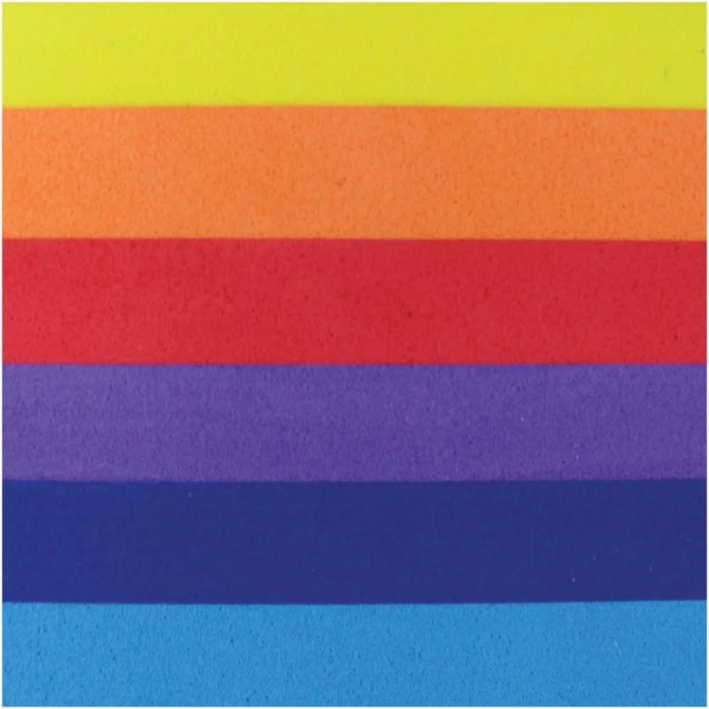Placa Em Eva Estampado 60X40Cm Arco Iris 2Mm Make+ (Pct.c/05) - imagem 3