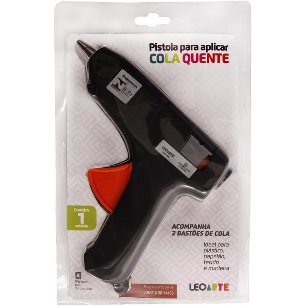 Pistola De Cola Quente 40W Bivolt Grande Leonora - imagem 2