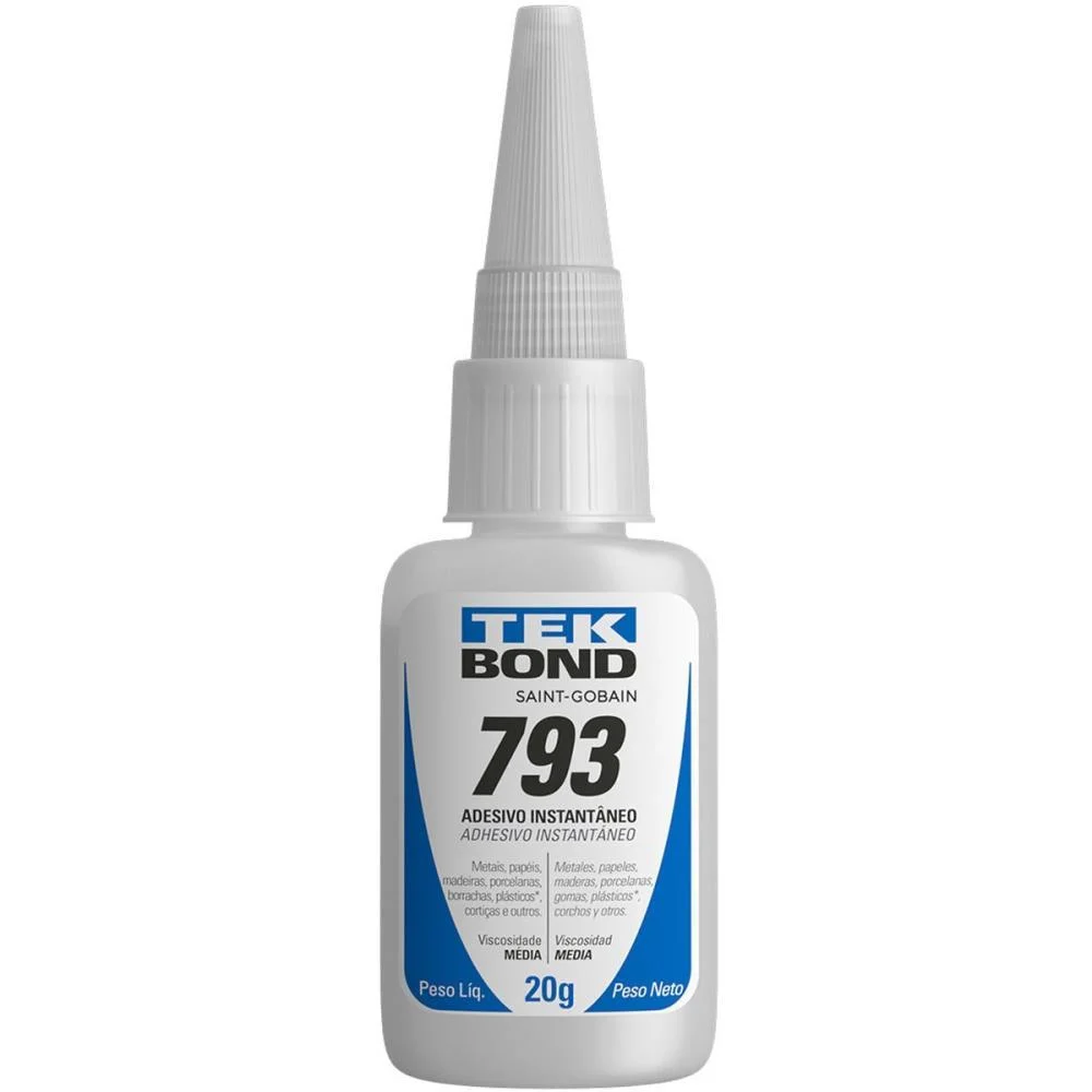 Cola Adesivo Instantâneo 793 20G Tekbond (Cx.c/10) - imagem 4