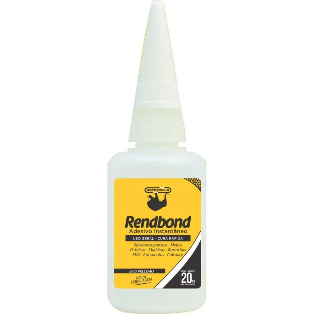 Cola Adesivo Instantâneo Rendbond 01 20Grs. Rendicolla - imagem 3