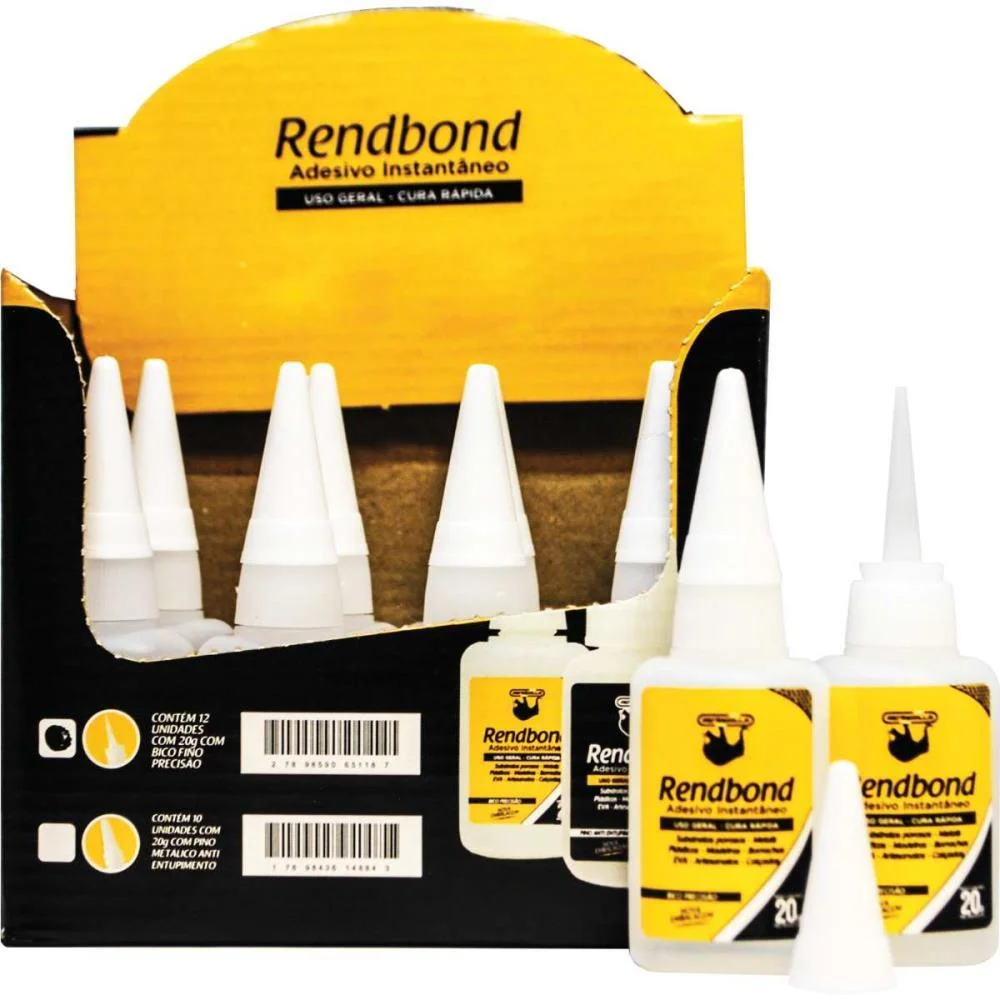 Cola Adesivo Instantâneo Rendbond 01 20Grs. Rendicolla - imagem 4