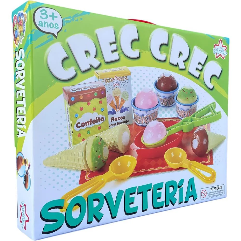 Brincando De Casinha Crec-Crec Sorveteria Big Star - imagem 5