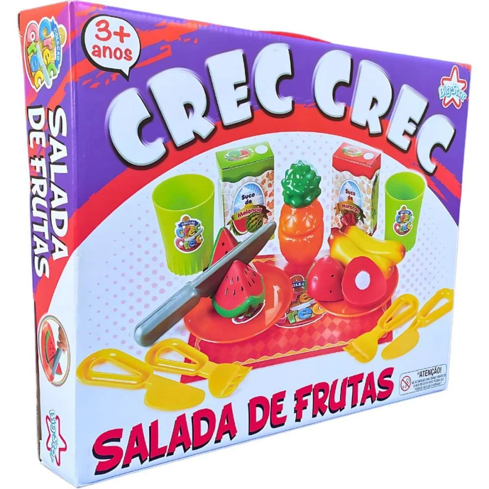 Brincando De Casinha Crec-Crec Salada De Frutas Big Star - imagem 5