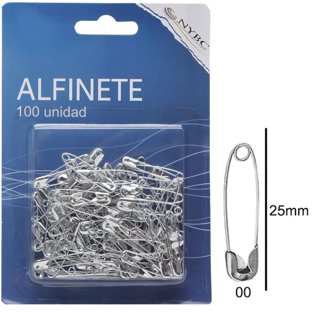 Alfinete Segurança N.00 Prata C/100Unid. Nybc (Pct.c/06) - imagem 3