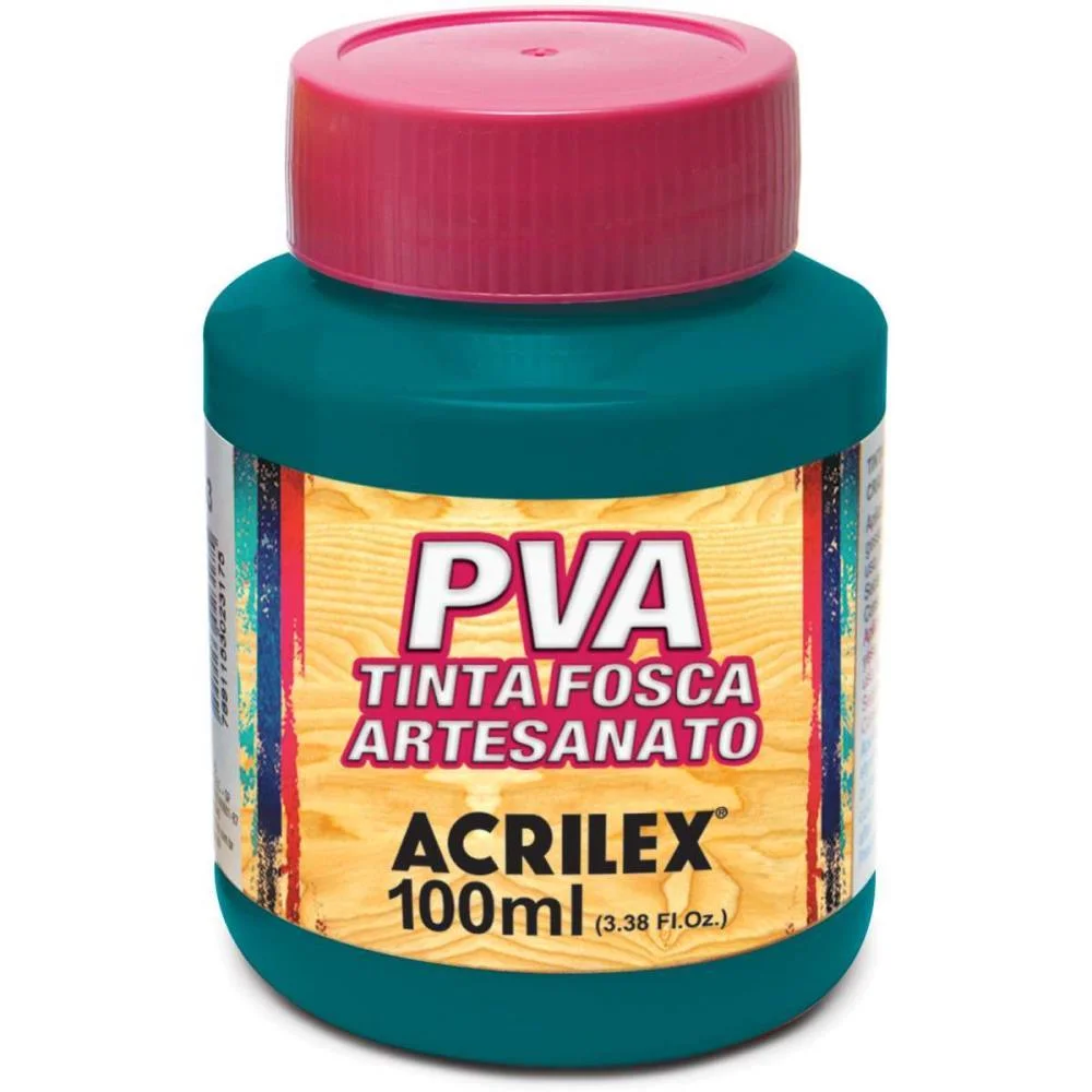Tinta Pva 100Ml. Verde Bandeira Acrilex (Pct.c/06) - imagem 3