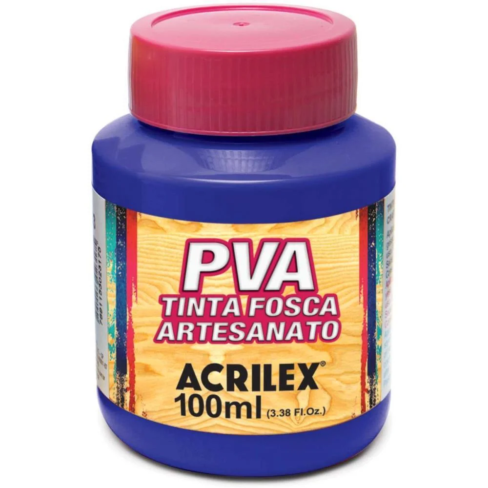 Tinta Pva 100Ml. Violeta Acrilex (Pct.c/06) - imagem 2