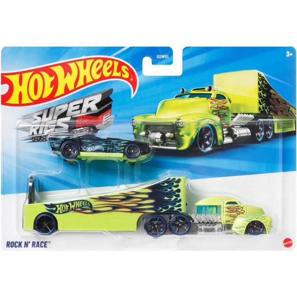 Hot Wheels Die-Cast Caminhão Transporte 1:64 (S) Mattel - imagem 5