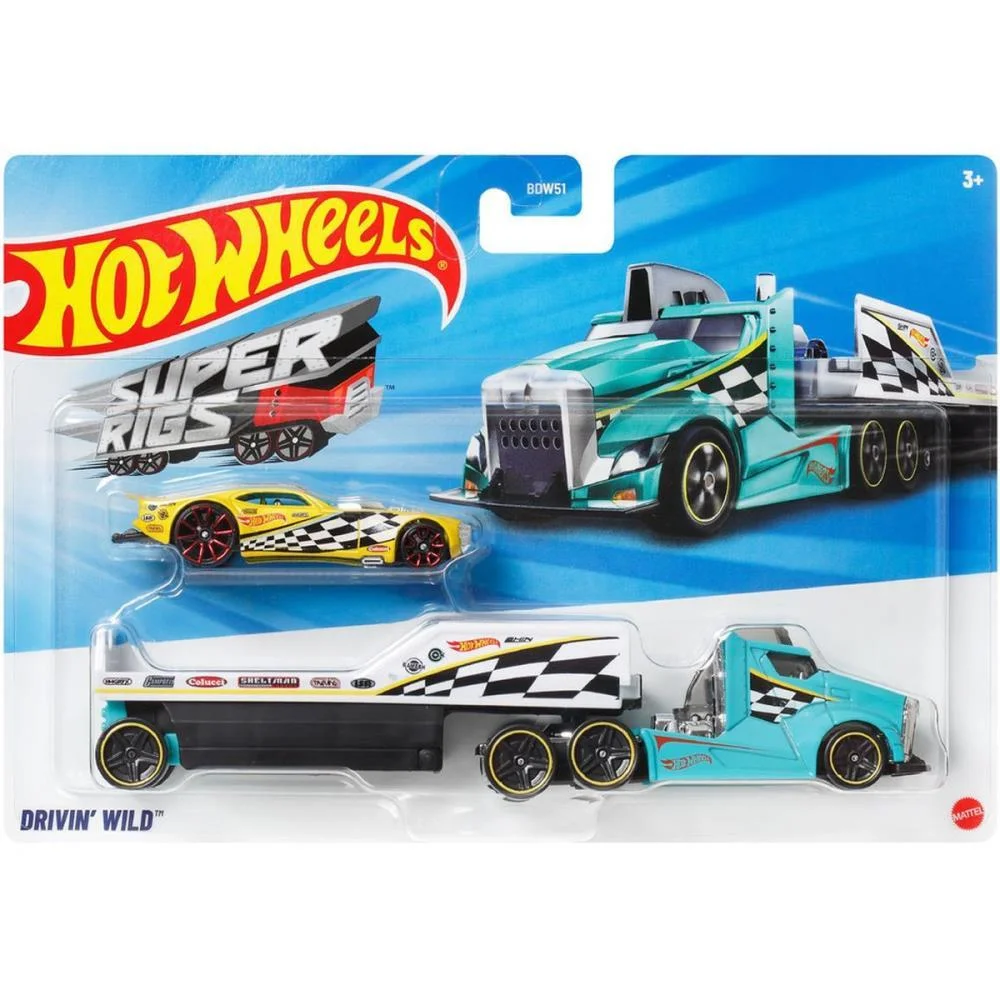 Hot Wheels Die-Cast Caminhão Transporte 1:64 (S) Mattel - imagem 8