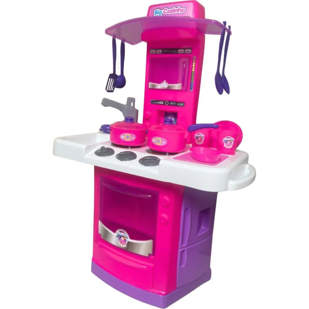 Brincando De Casinha Nova Big Cozinha 69Cm Big Star - imagem 5