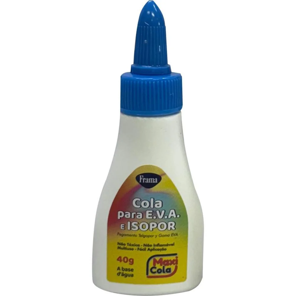 Cola Para Isopor Maxi Isopor E Eva 40G Frama (Pct.c/06) - imagem 2