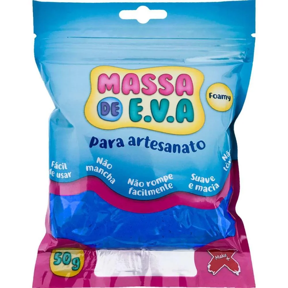 Massa De Eva Azul Escuro 50G Make+