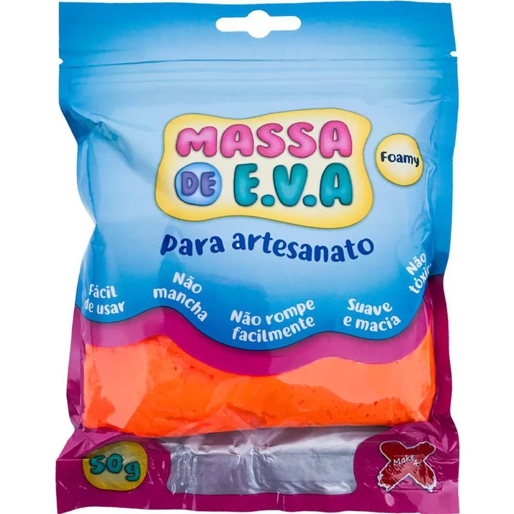 Massa De Eva Laranja 50G Make+