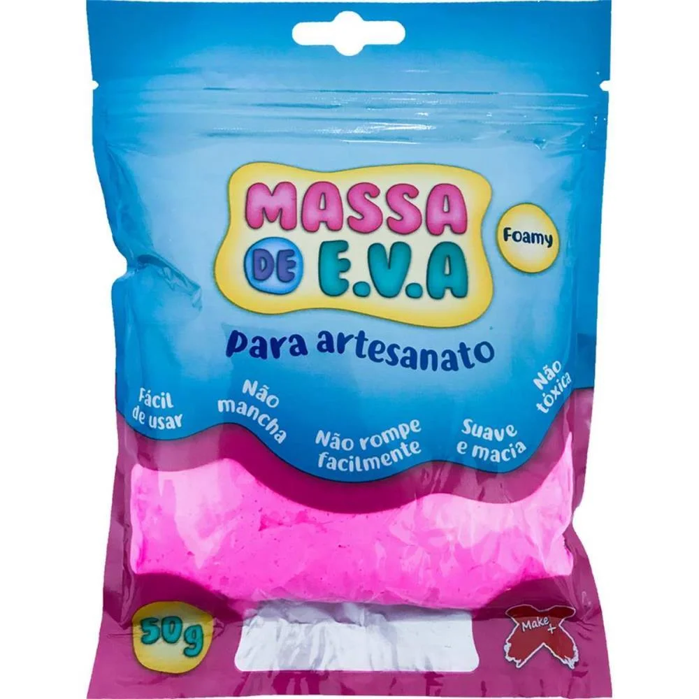 Massa De Eva Rosa 50G Make+ - imagem 3