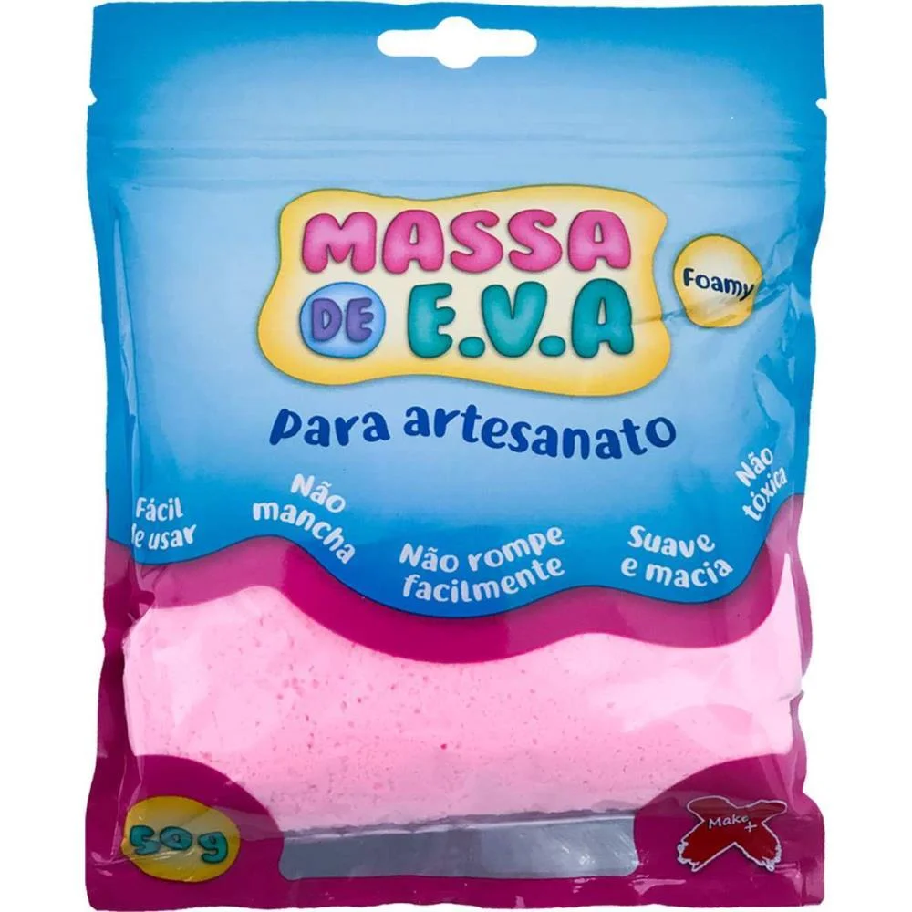 Massa De Eva Rosa Bebe 50G Make+ - imagem 2