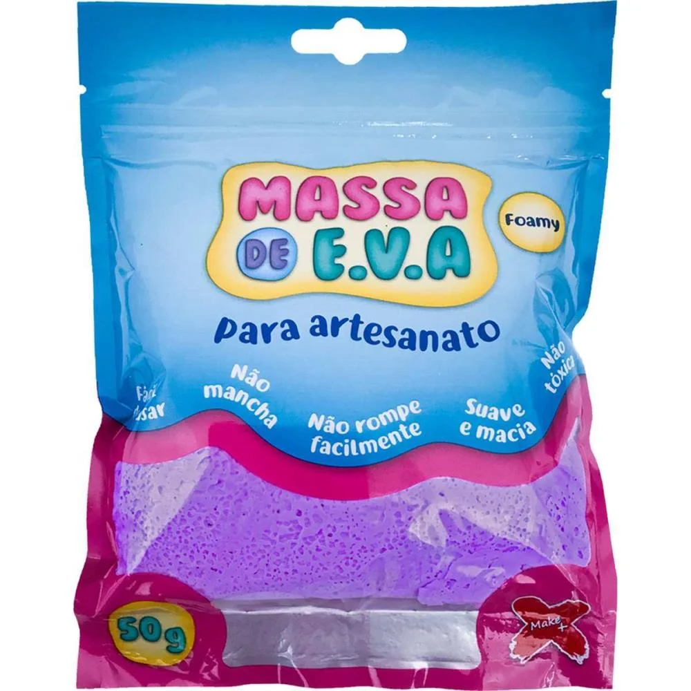 Massa De Eva Roxo 50G Make+ - imagem 3