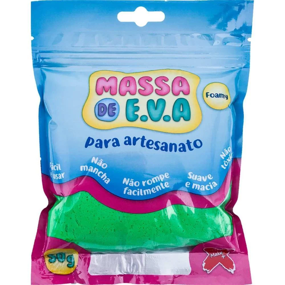 Massa De Eva Verde Escuro 50G Make+ - imagem 2