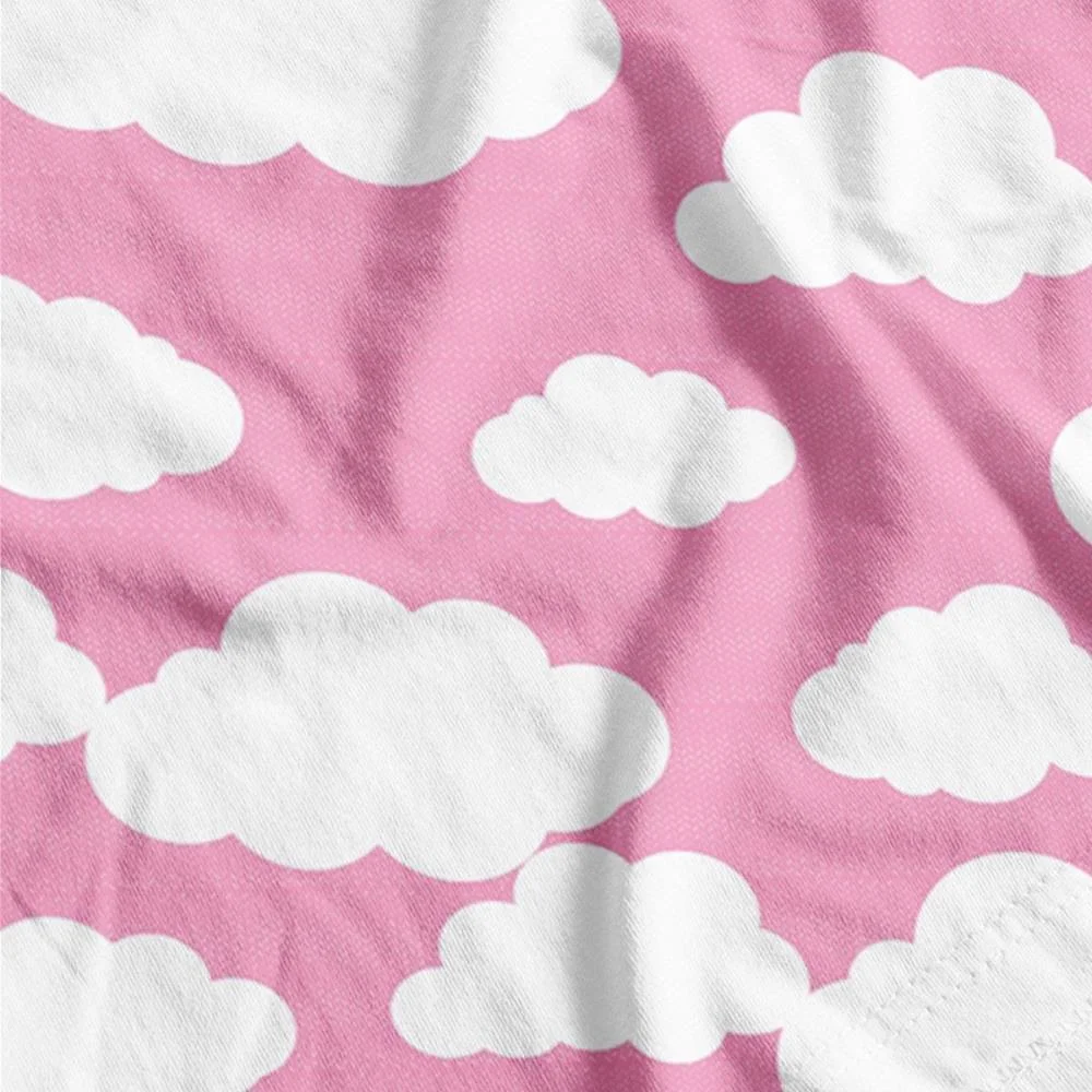 Tnt Estampado 1,40M 40G Nuvem Baby Rosa Supper (Rl-25Mts) - imagem 3